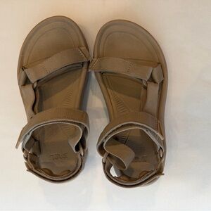 Teva Strappy Sandals in Beige